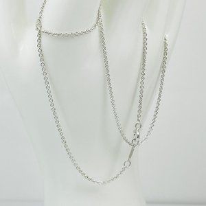 16" Tiffany Frank Gehry 1.5mm Chain Necklace in Sterling Silver